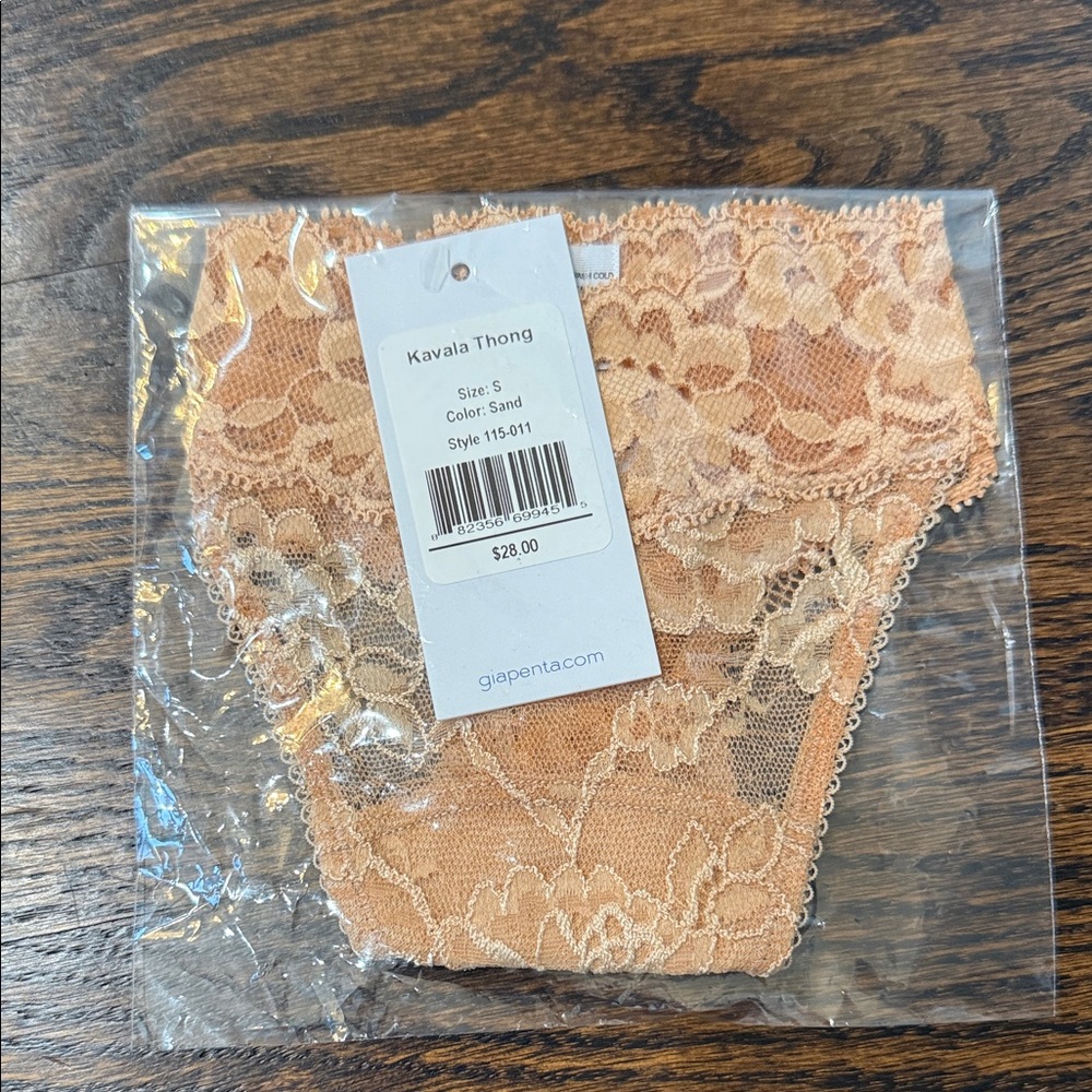 NWT Giapenta KAVALA THONG in Sand. XS - Picture 4 of 5